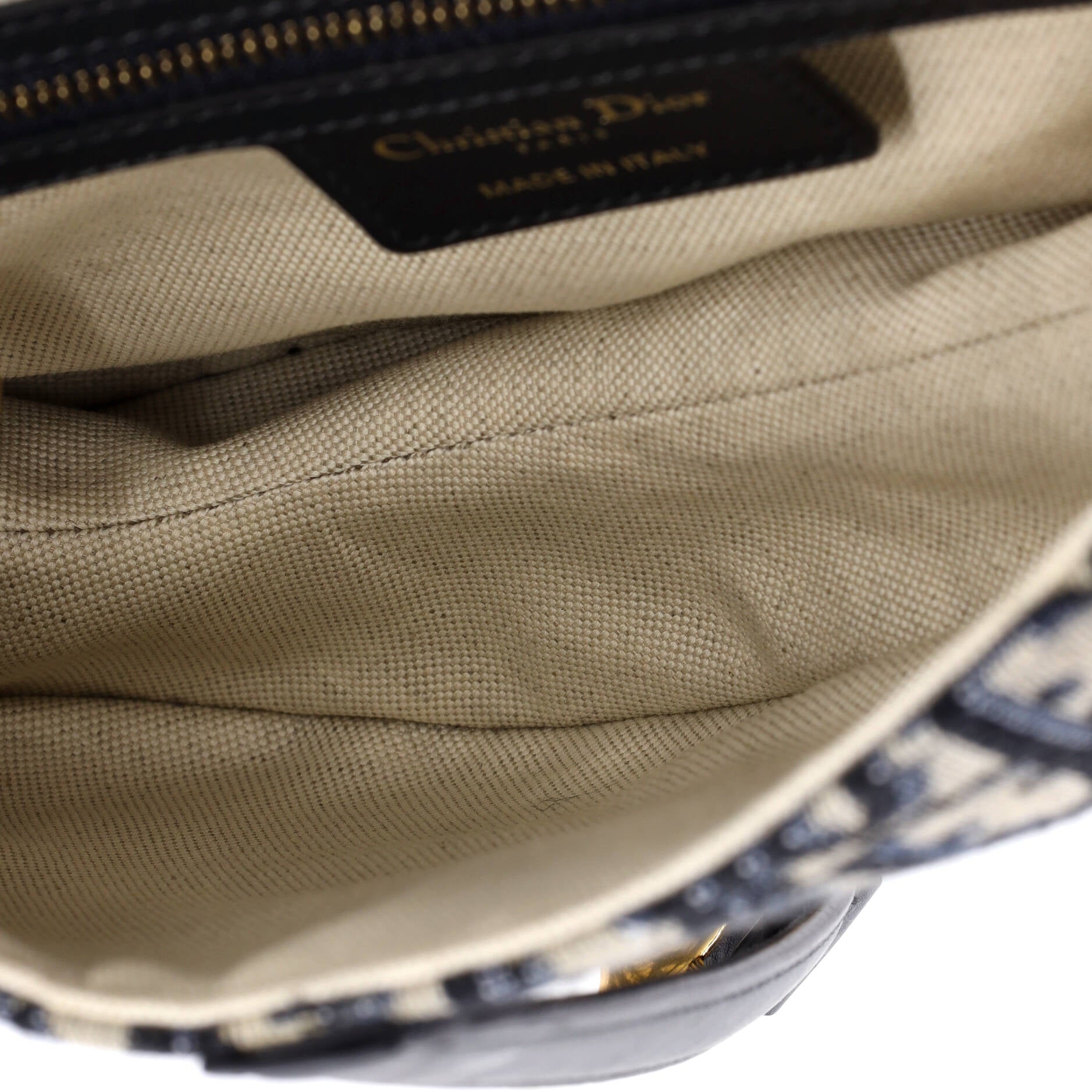 Saddle Handbag Oblique Canvas Medium