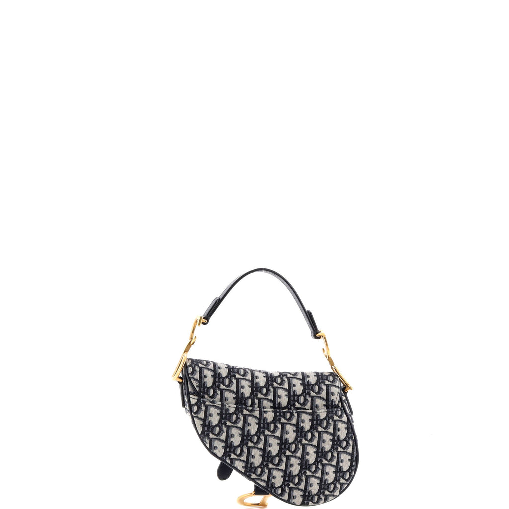 Saddle Handbag Oblique Canvas Mini