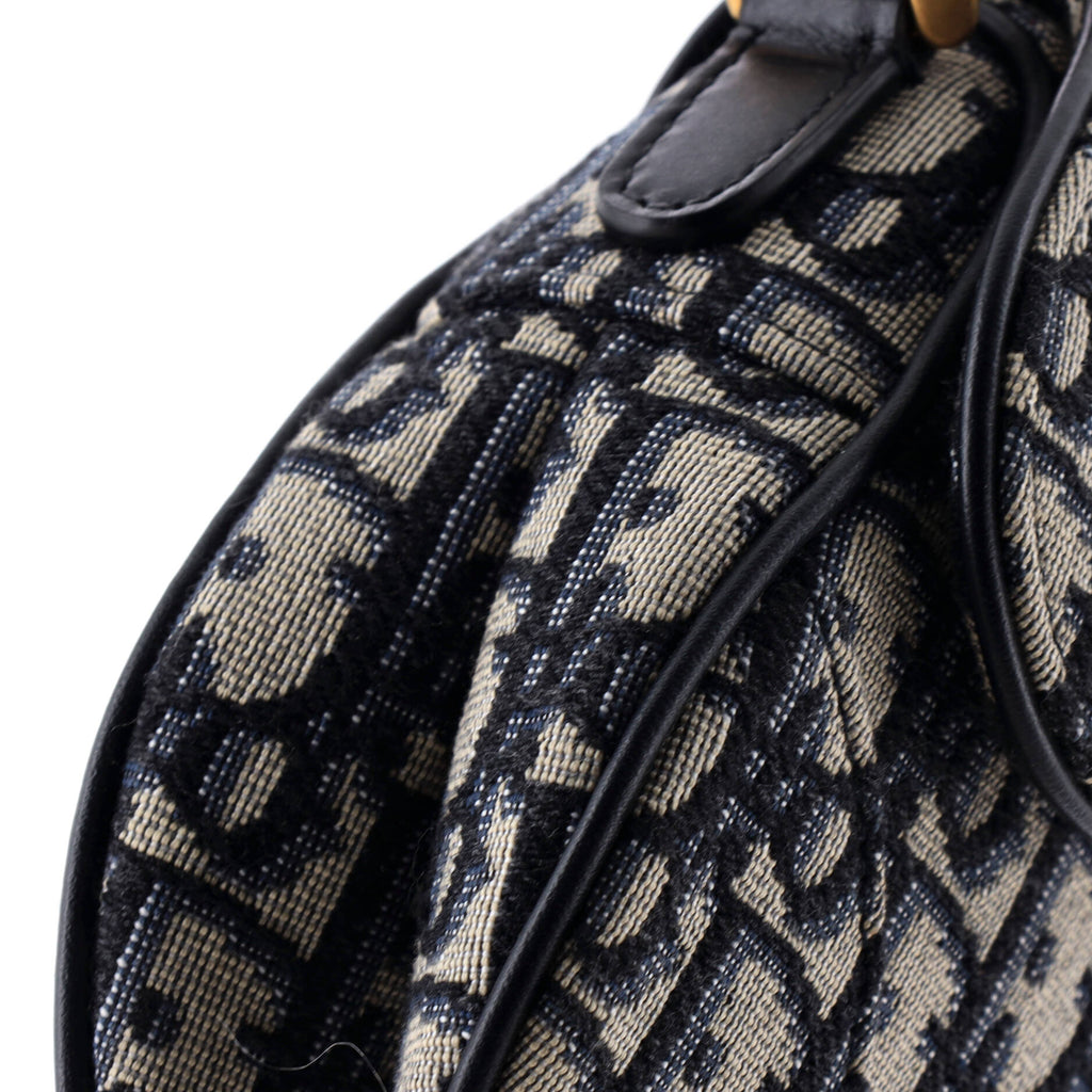 Saddle Handbag Oblique Canvas Mini