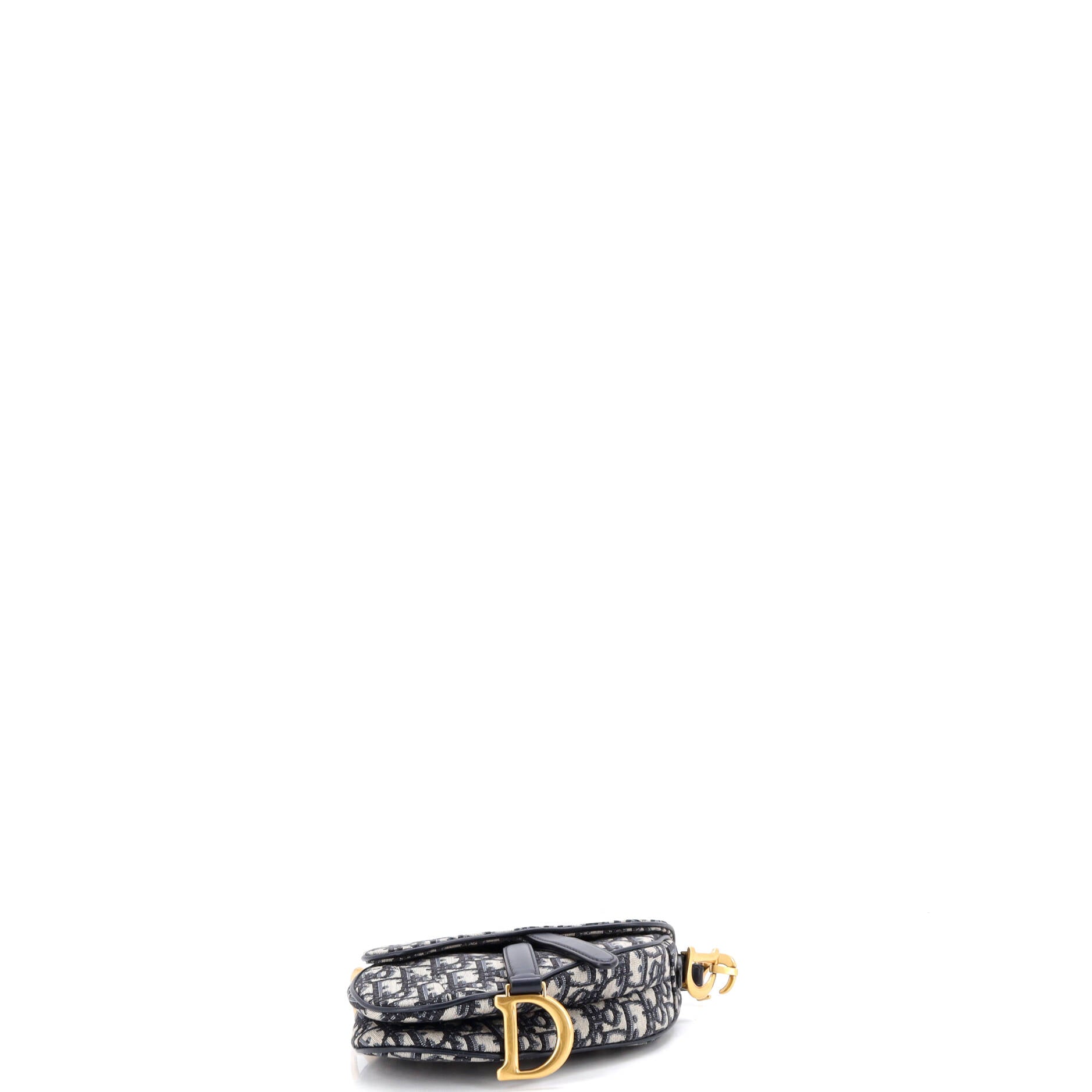 Saddle Handbag Oblique Canvas Mini