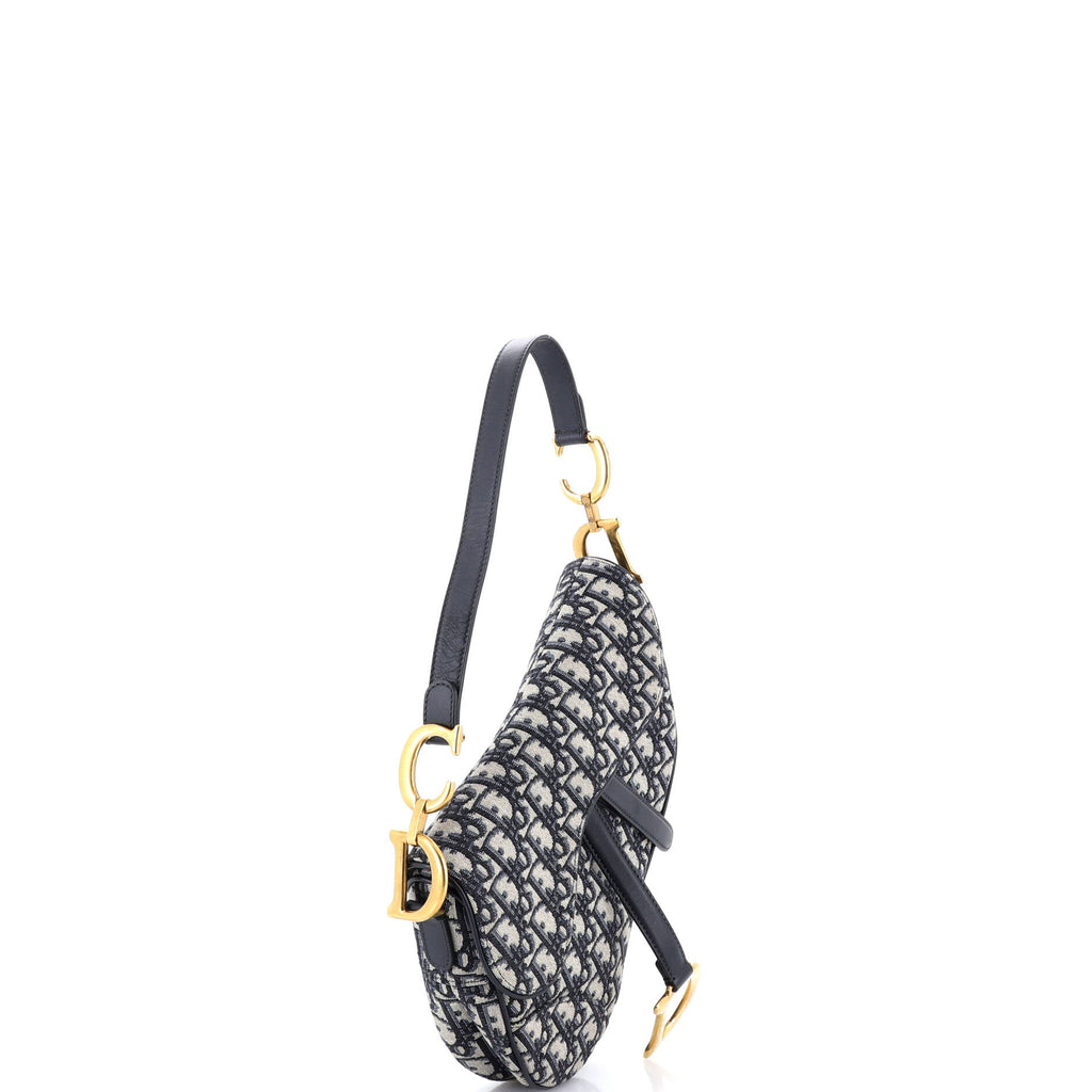 Saddle Handbag Oblique Canvas Medium