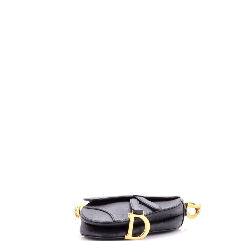 Saddle Handbag Leather Mini