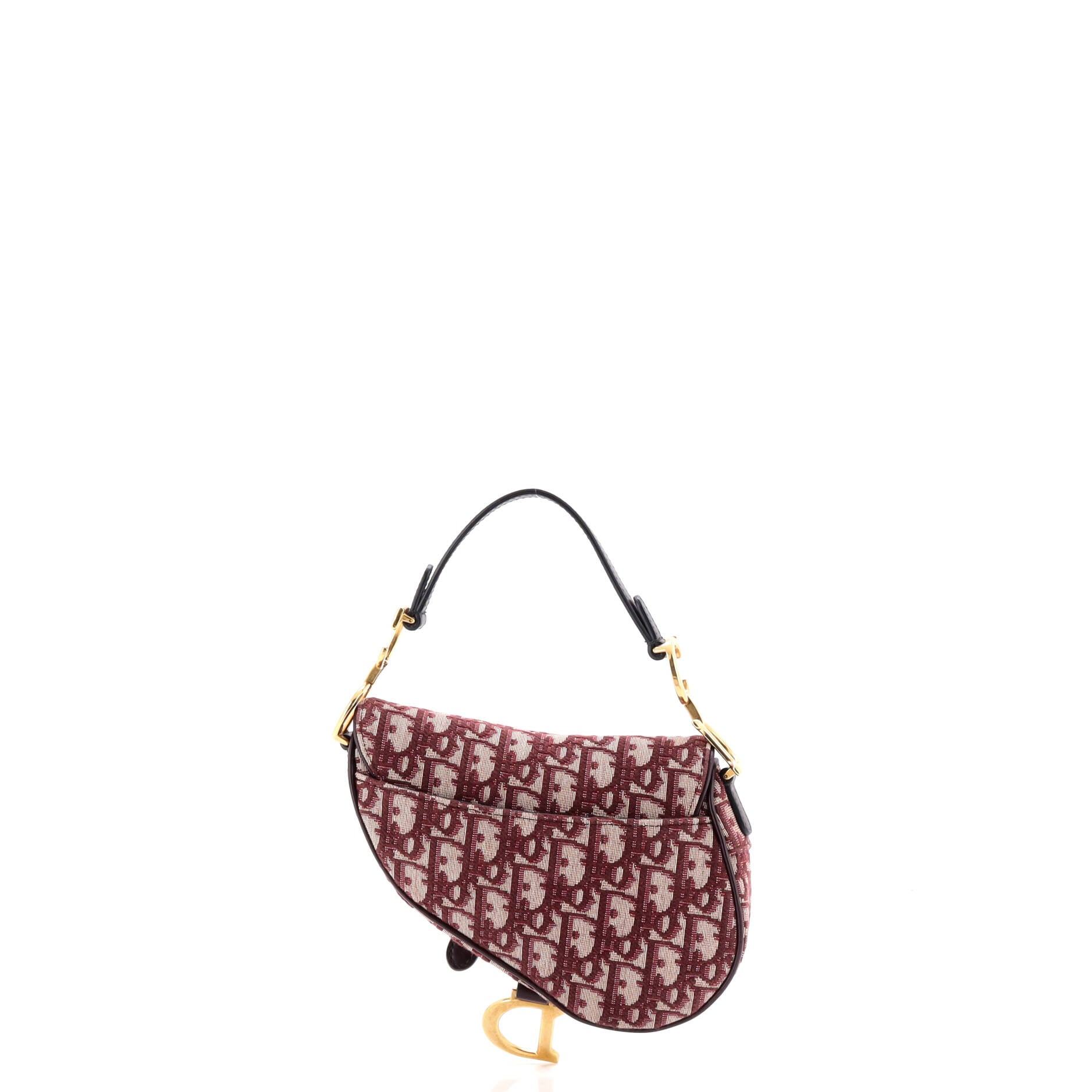 Saddle Handbag Oblique Canvas Mini