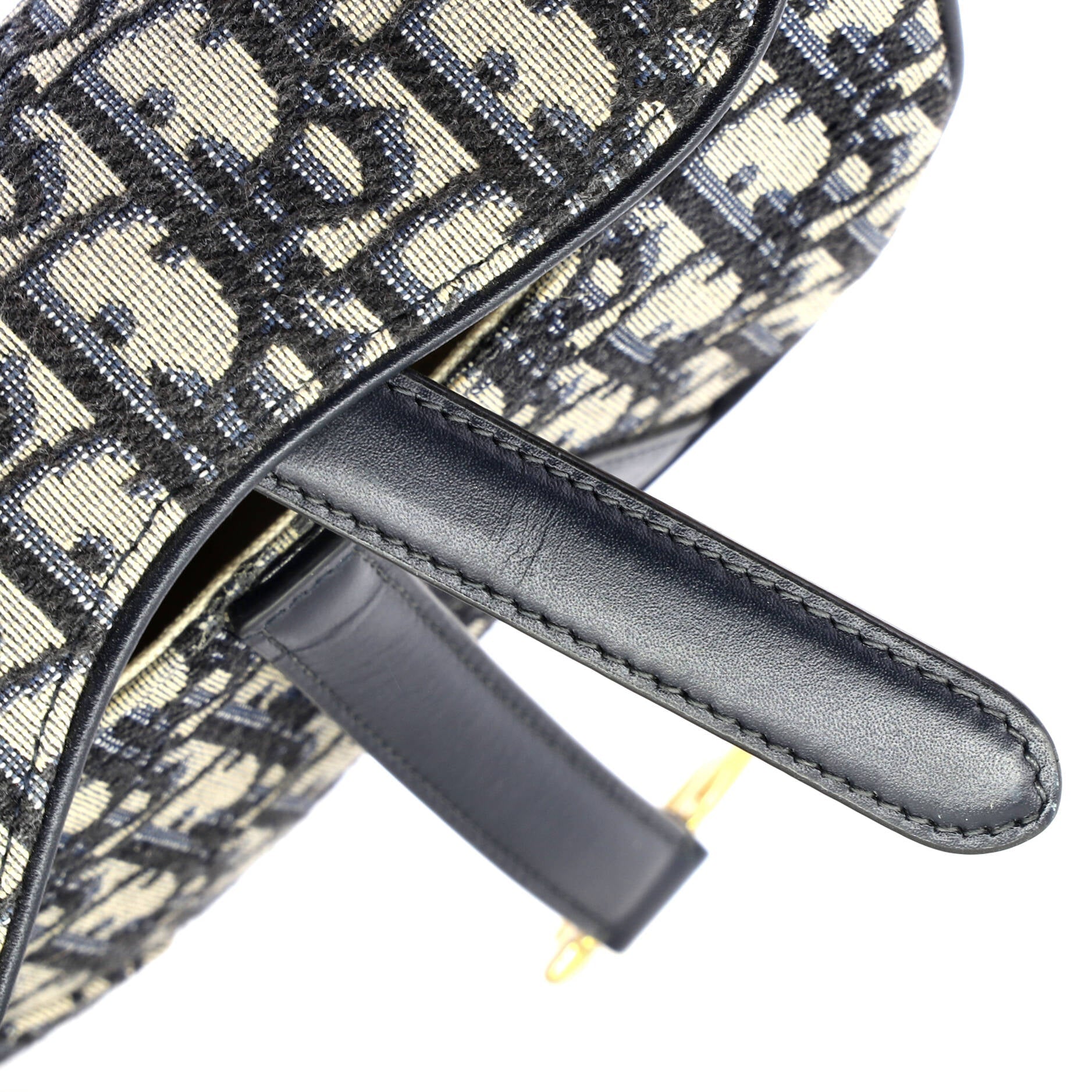 Saddle Handbag Oblique Canvas Mini