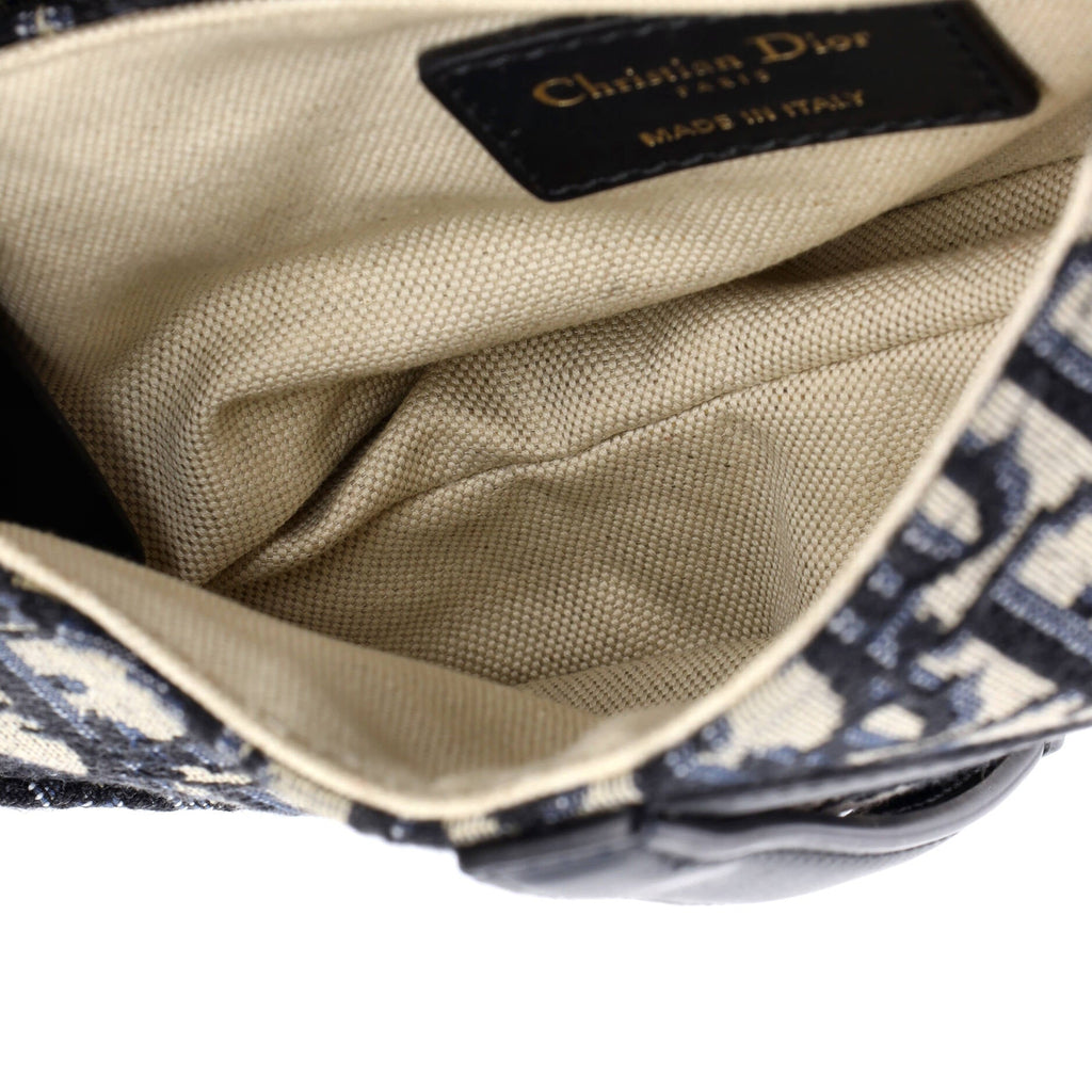 Saddle Handbag Oblique Canvas Mini