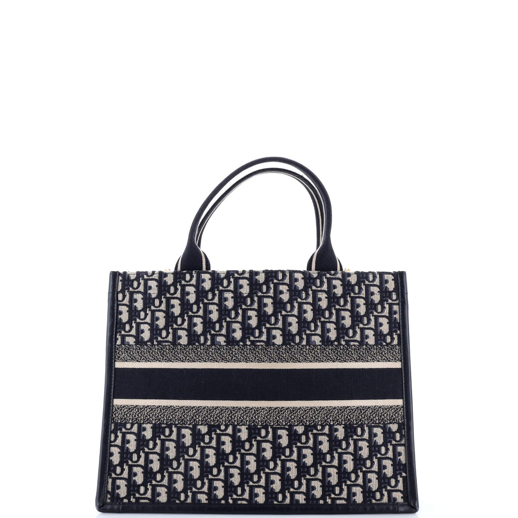 Book Tote with Strap Oblique Canvas Medium