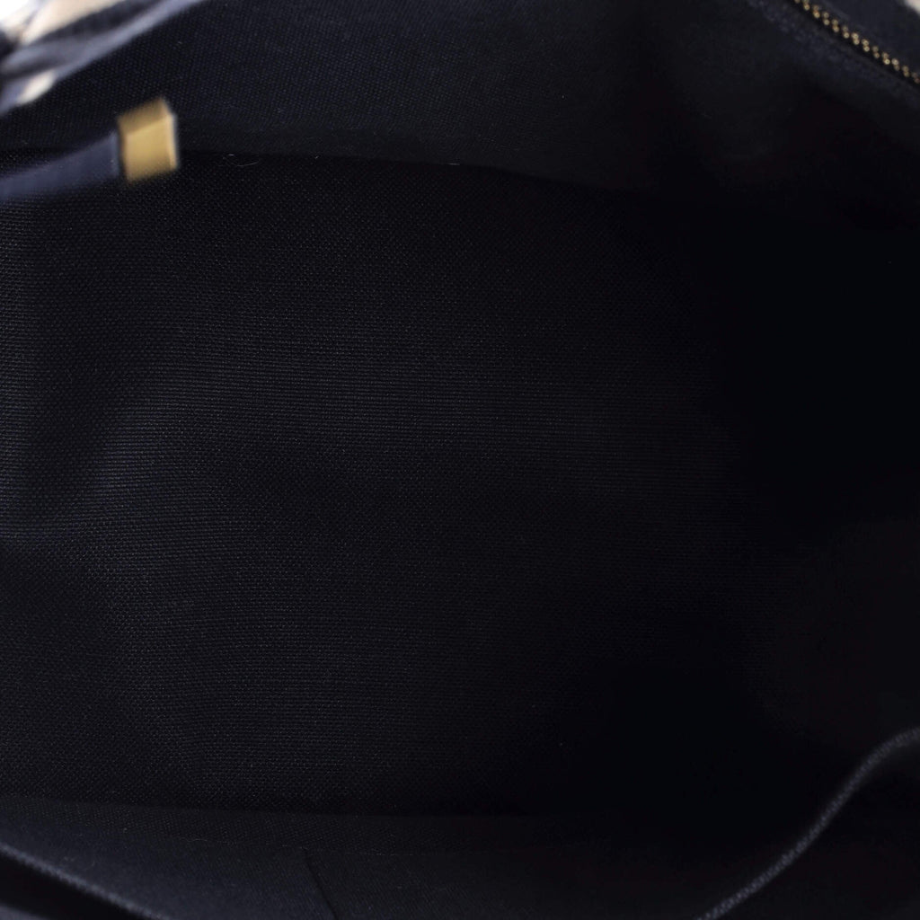 Book Tote with Strap Oblique Canvas Medium