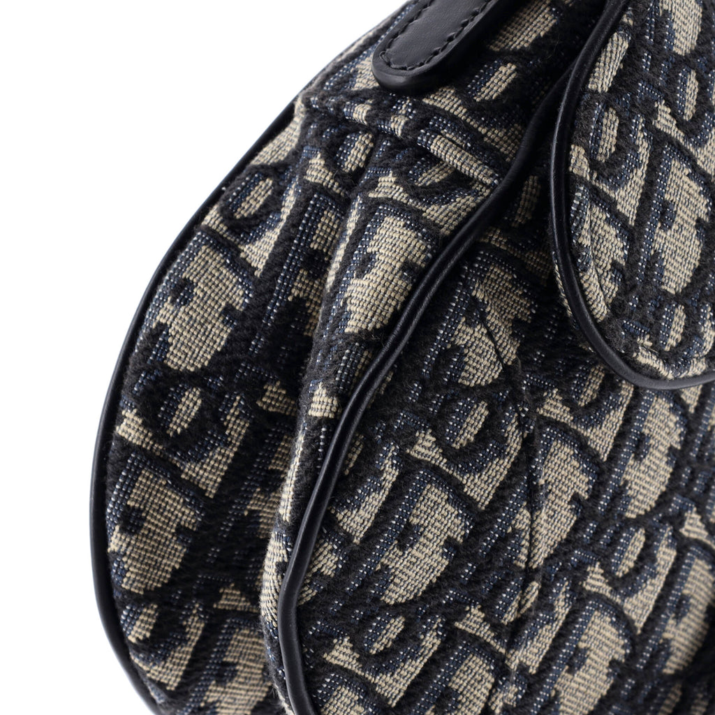Saddle Handbag Oblique Canvas Mini