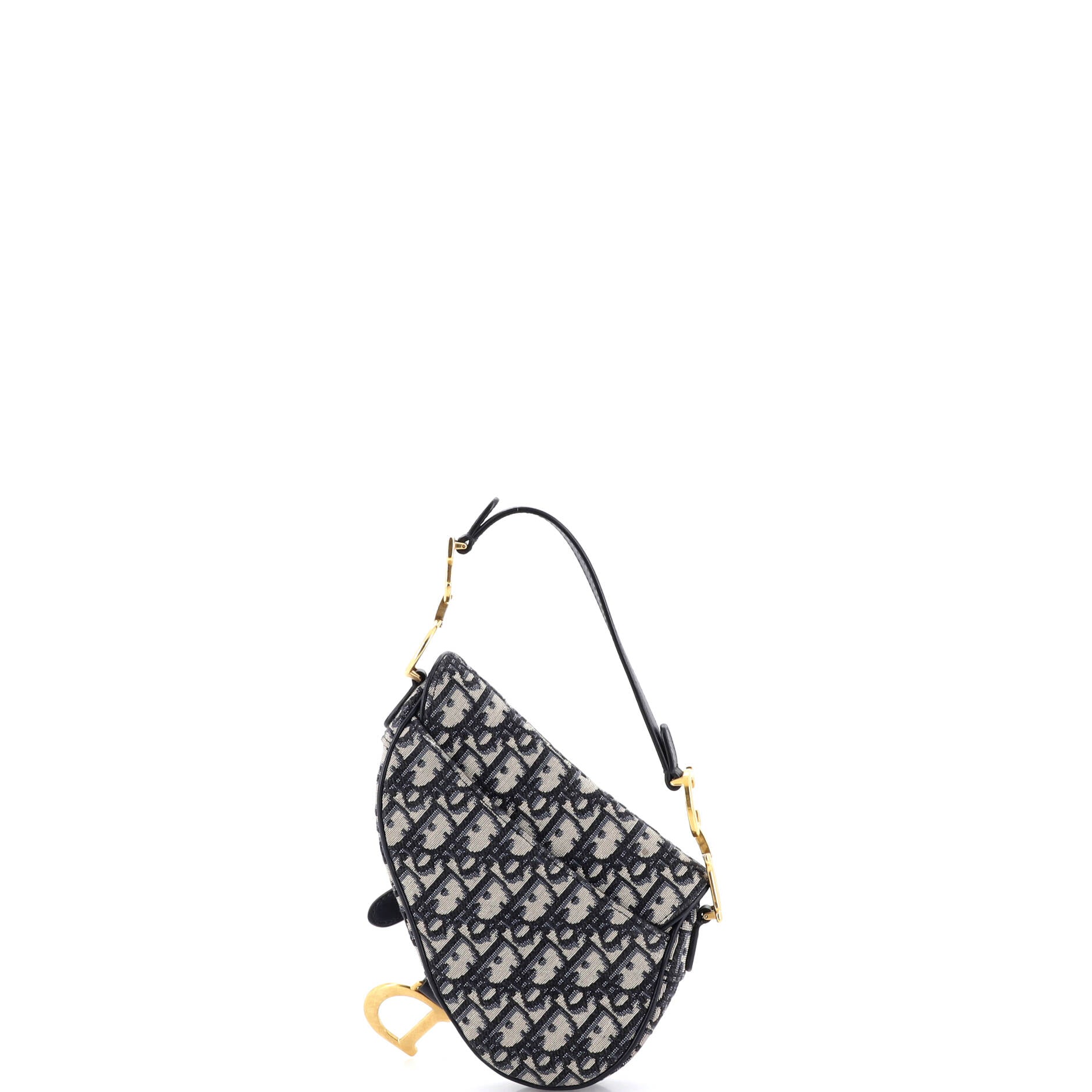 Saddle Handbag Oblique Canvas Mini