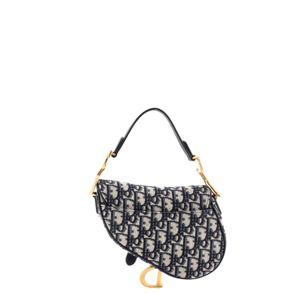 Saddle Handbag Oblique Canvas Mini