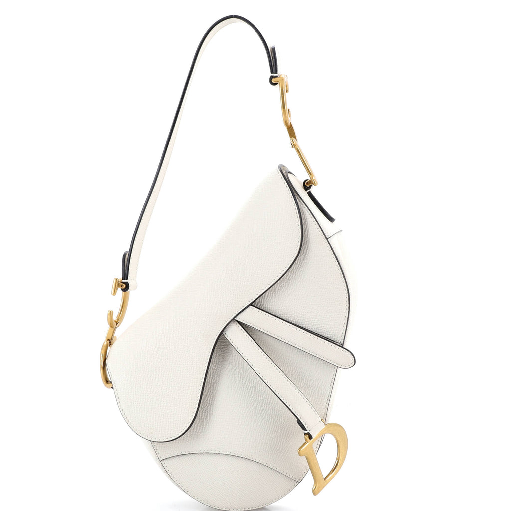 Saddle Handbag Leather Medium