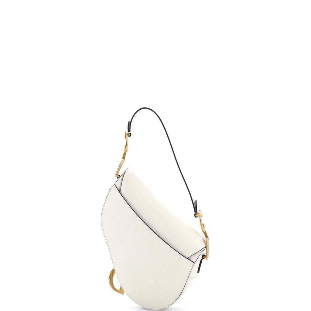 Saddle Handbag Leather Medium