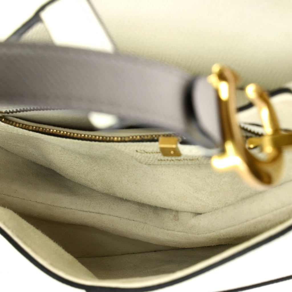 Saddle Handbag Leather Medium
