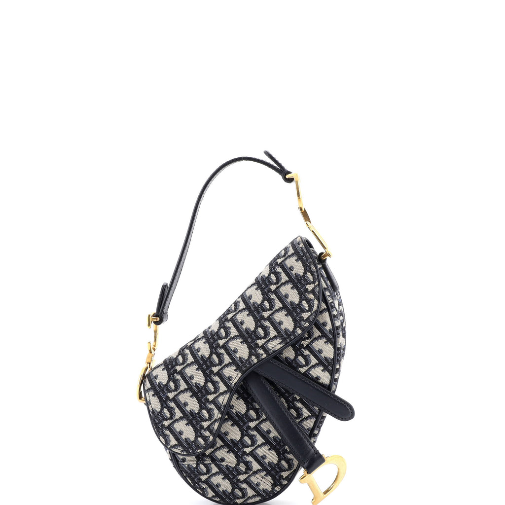 Saddle Handbag Oblique Canvas Mini