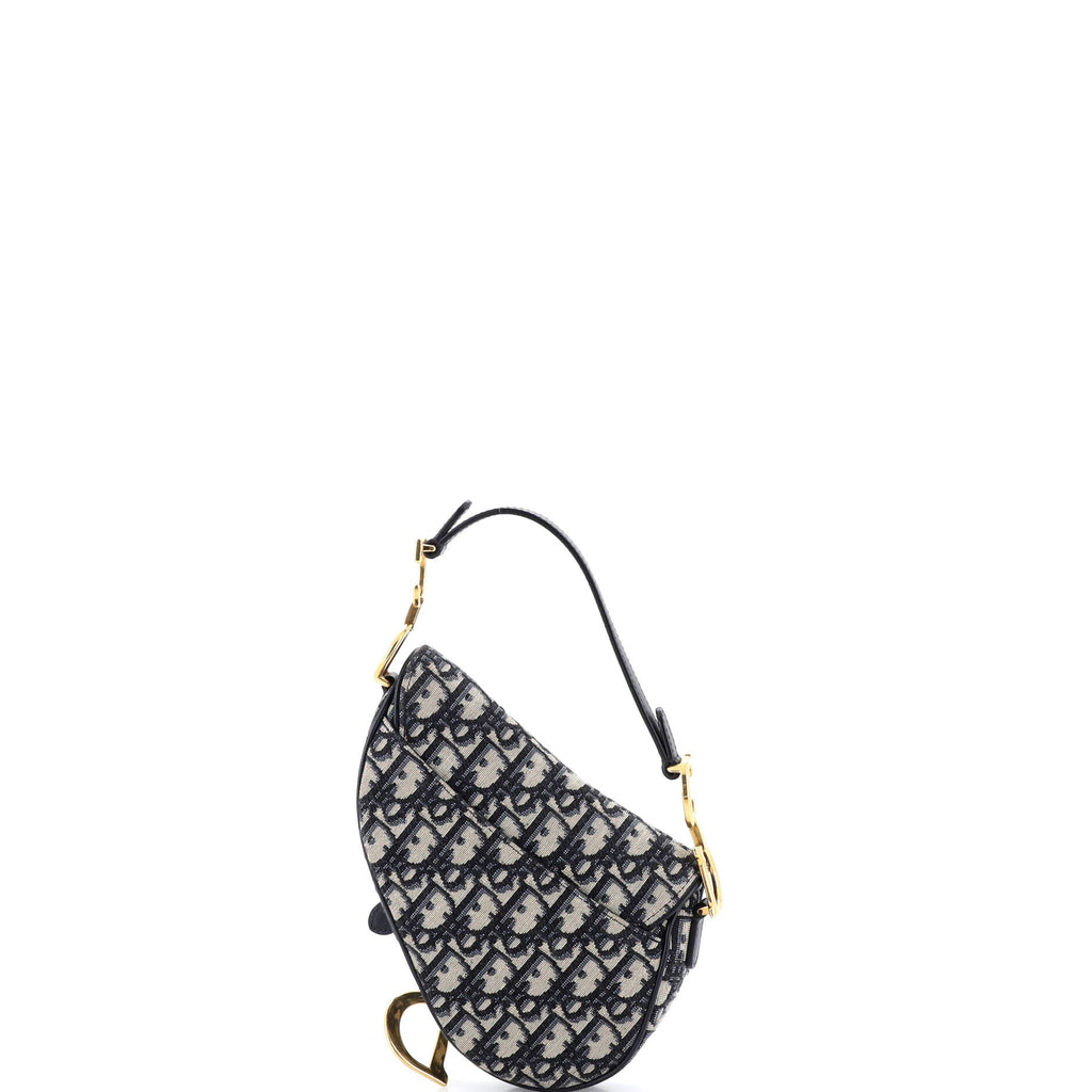 Saddle Handbag Oblique Canvas Mini