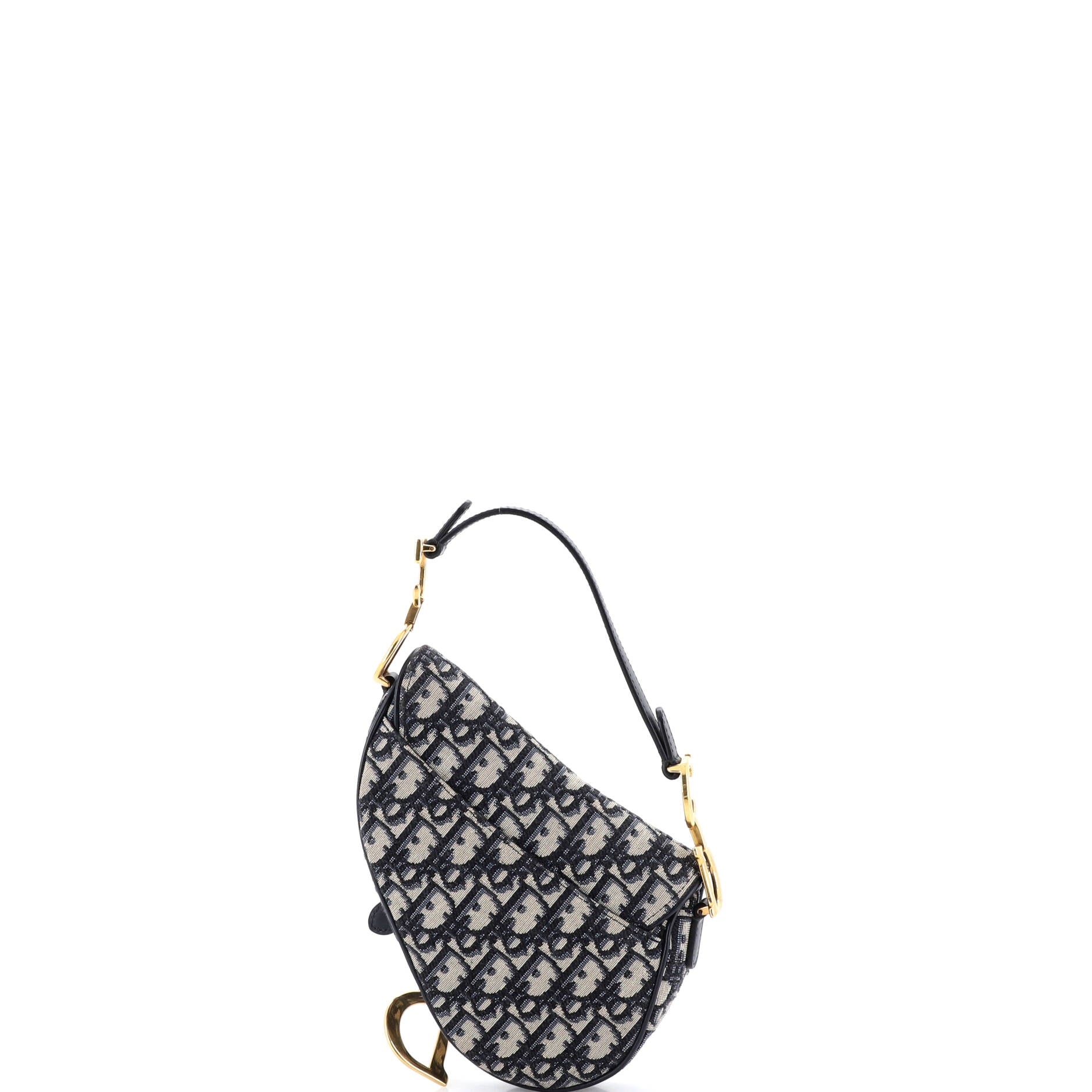 Saddle Handbag Oblique Canvas Mini