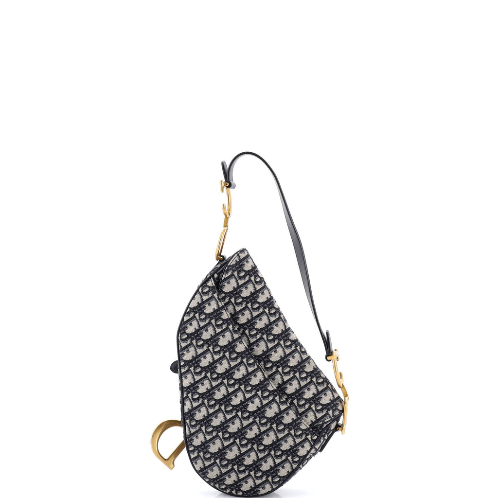 Saddle Handbag Oblique Canvas Medium