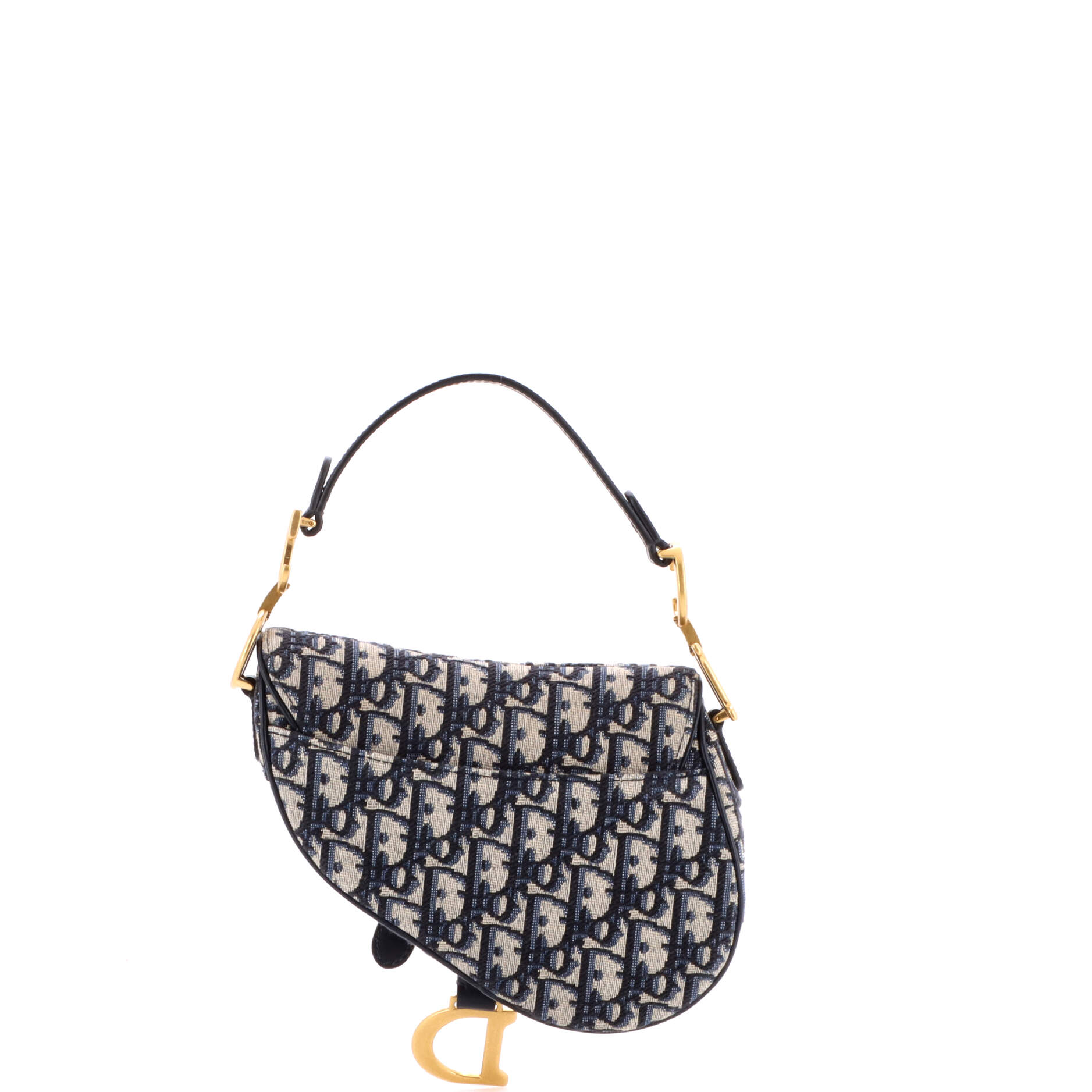 Saddle Handbag Oblique Canvas Mini