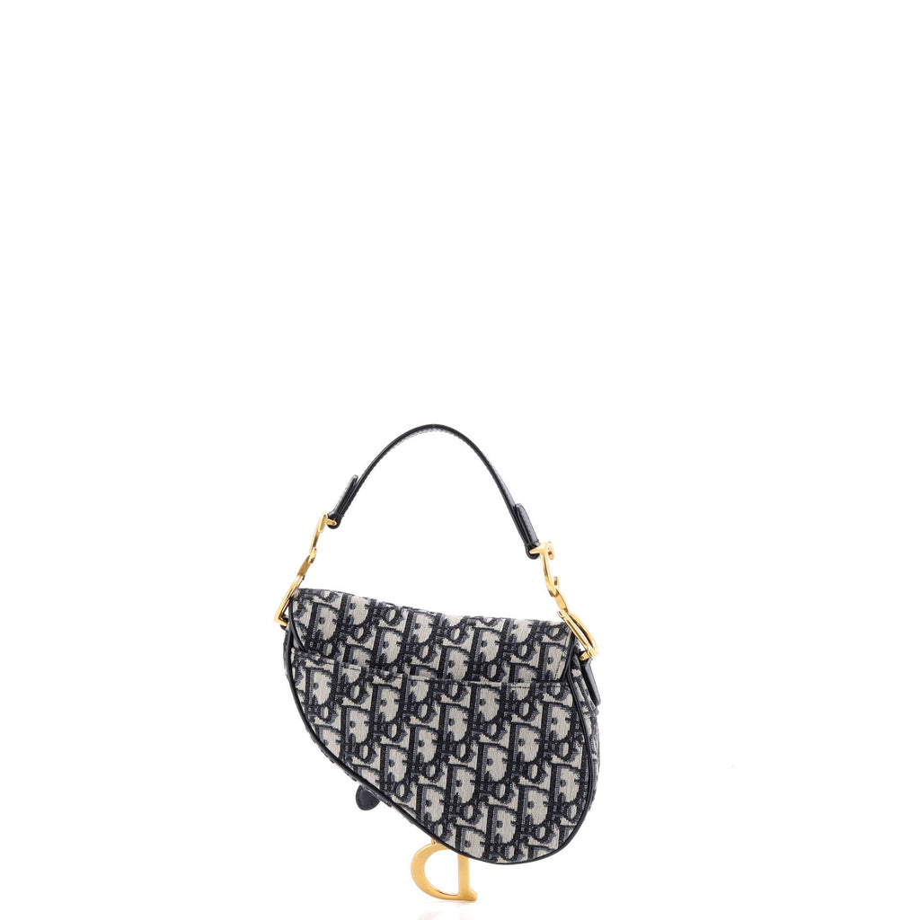 Saddle Handbag Oblique Canvas Mini