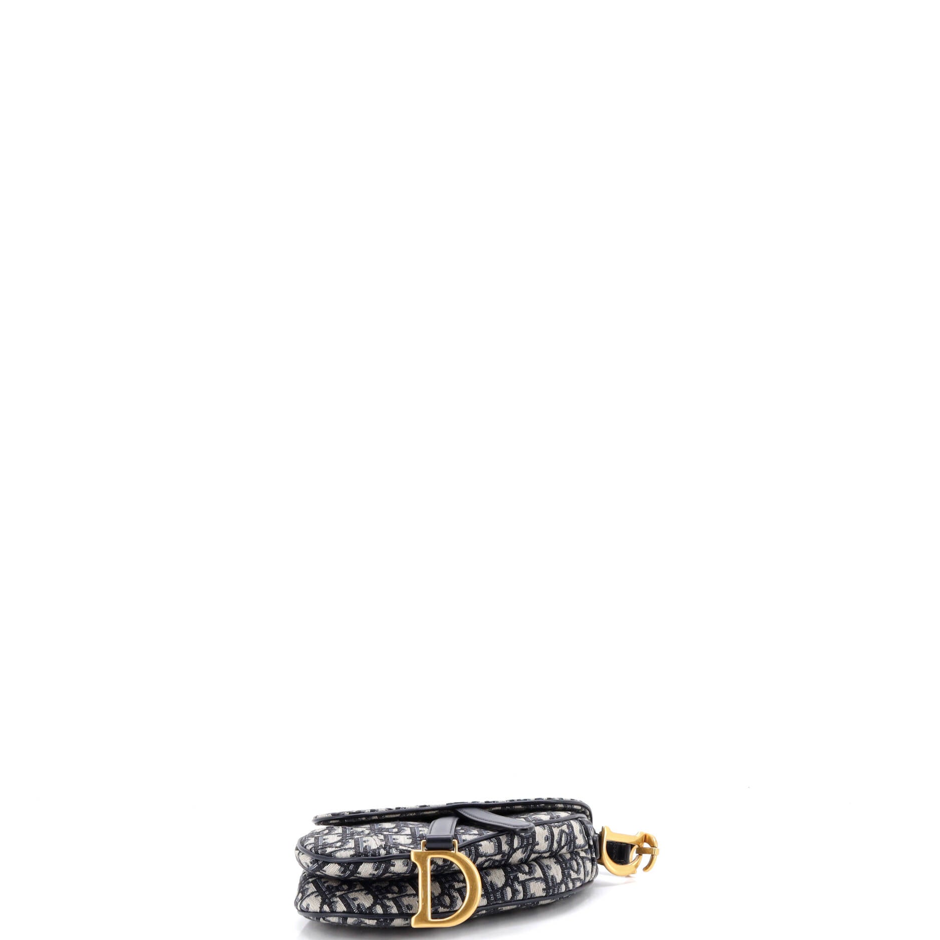 Saddle Handbag Oblique Canvas Mini