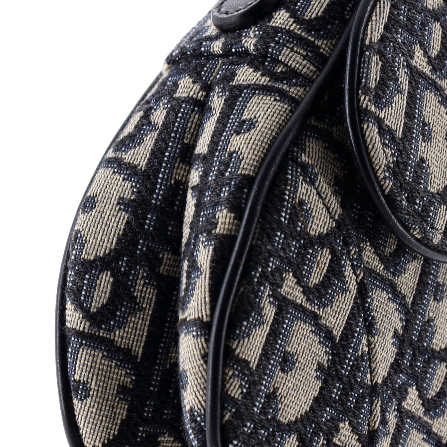 Saddle Handbag Oblique Canvas Mini