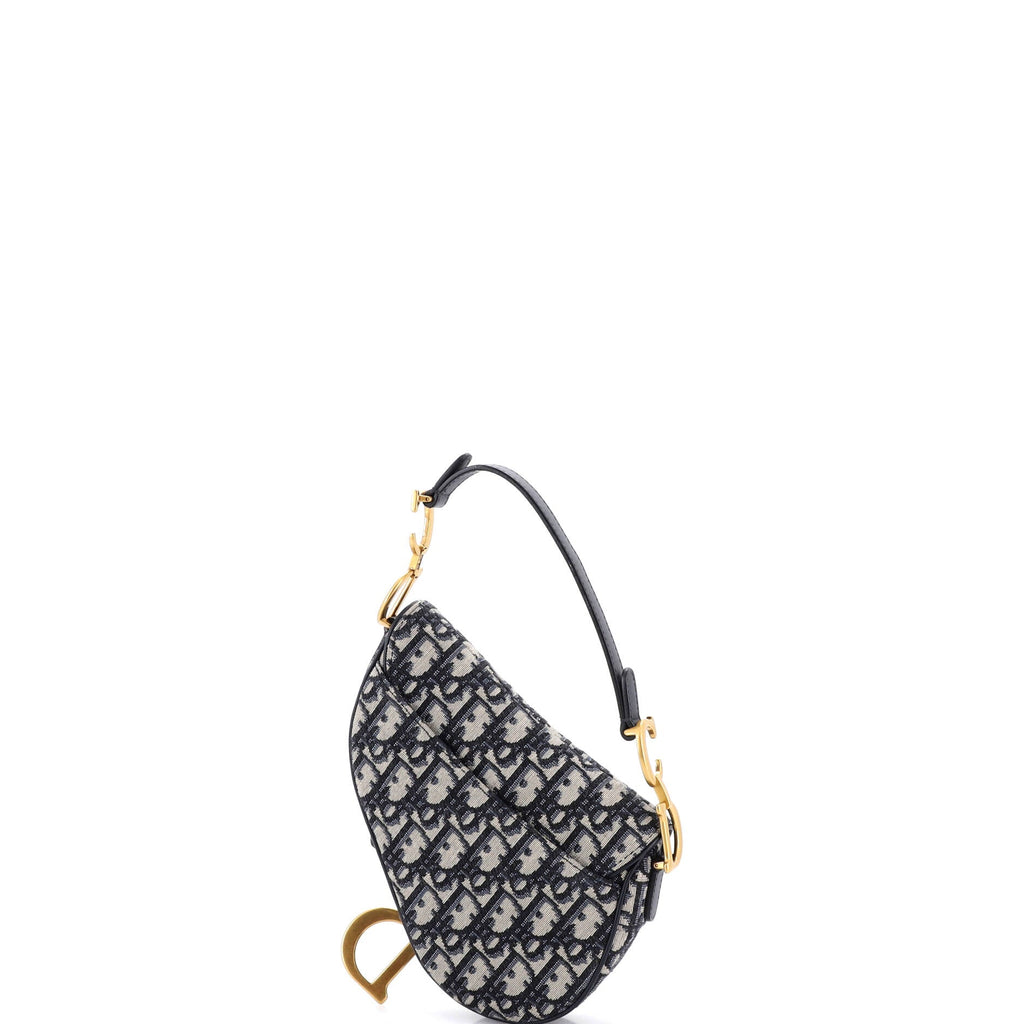 Saddle Handbag Oblique Canvas Mini