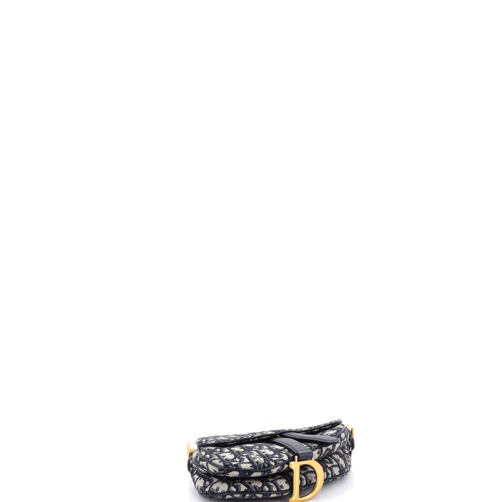 Saddle Handbag Oblique Canvas Mini