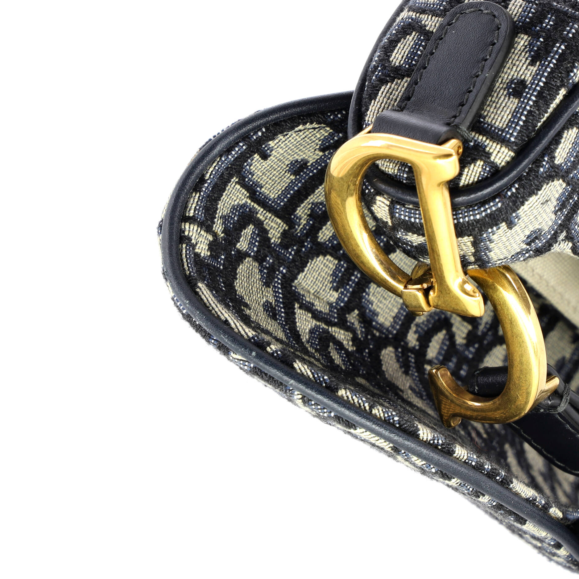 Saddle Handbag Oblique Canvas Mini