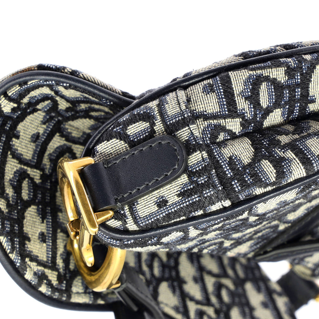 Saddle Handbag Oblique Canvas Mini
