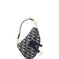 Saddle Handbag Oblique Canvas Mini