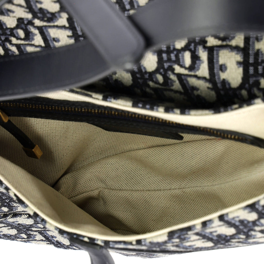 Saddle Handbag Oblique Canvas Medium