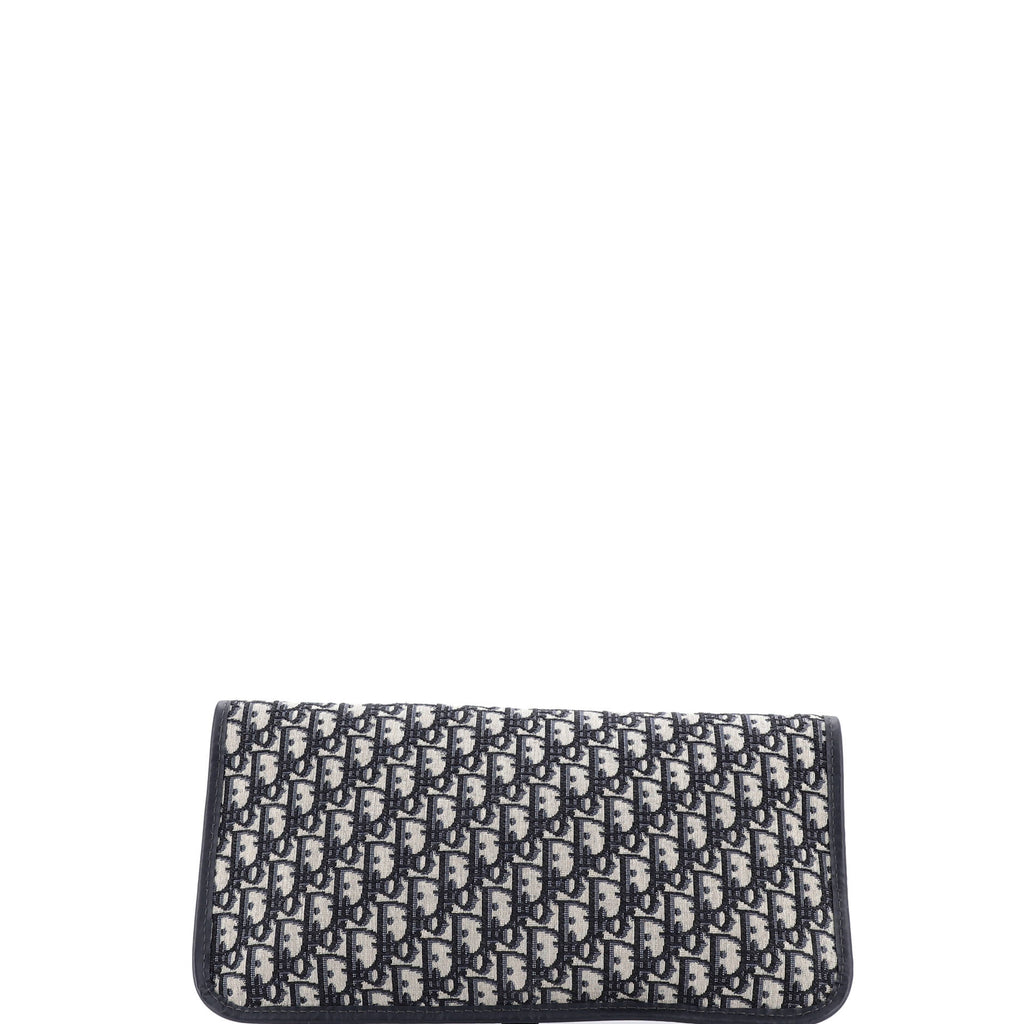 Fold Over Clutch Oblique Canvas