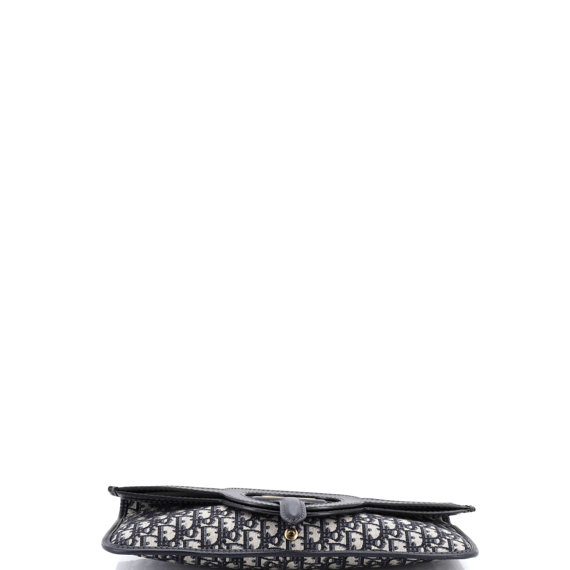 Fold Over Clutch Oblique Canvas