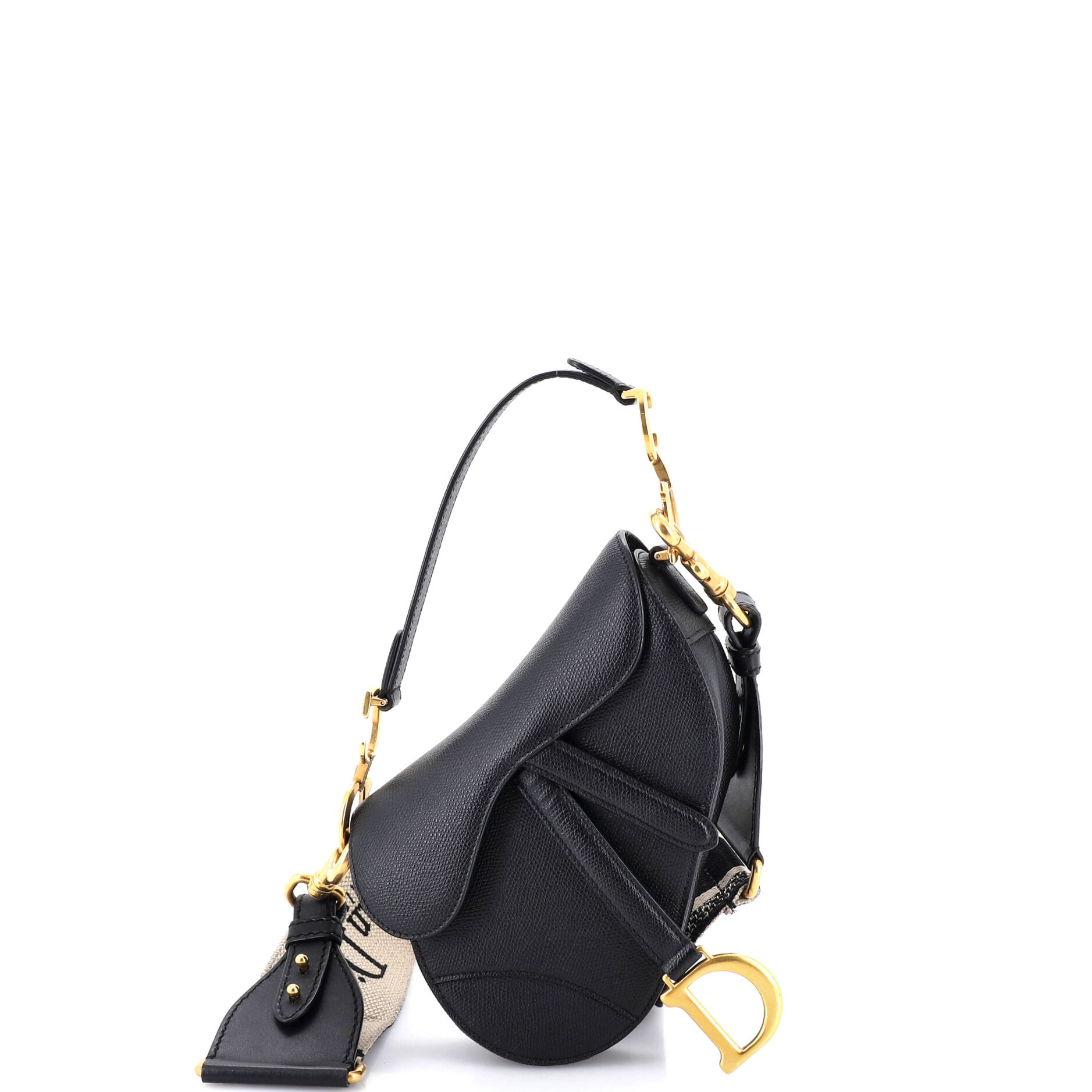 Saddle Handbag Leather Mini