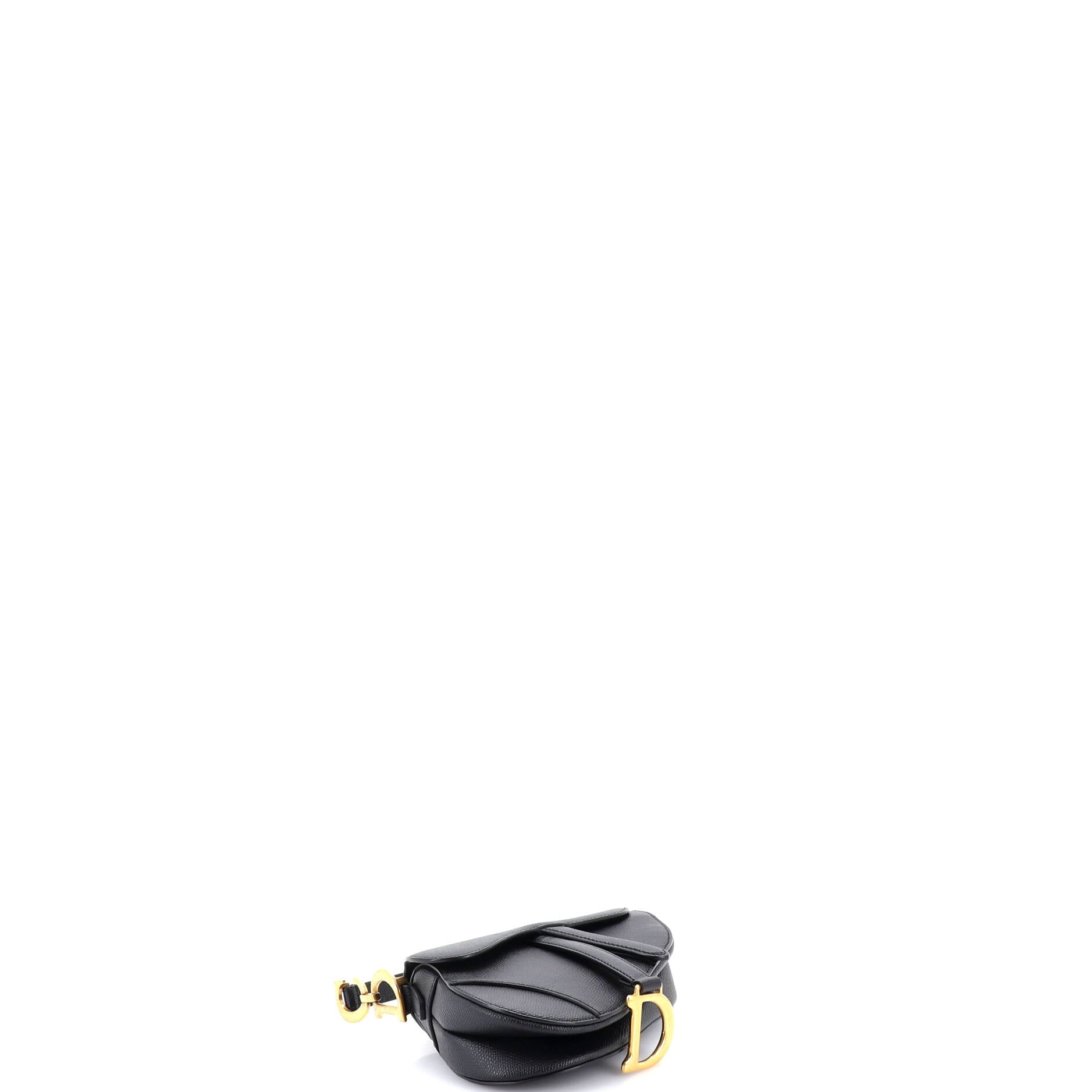 Saddle Handbag Leather Mini