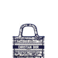 Book Tote Embroidered Canvas Mini
