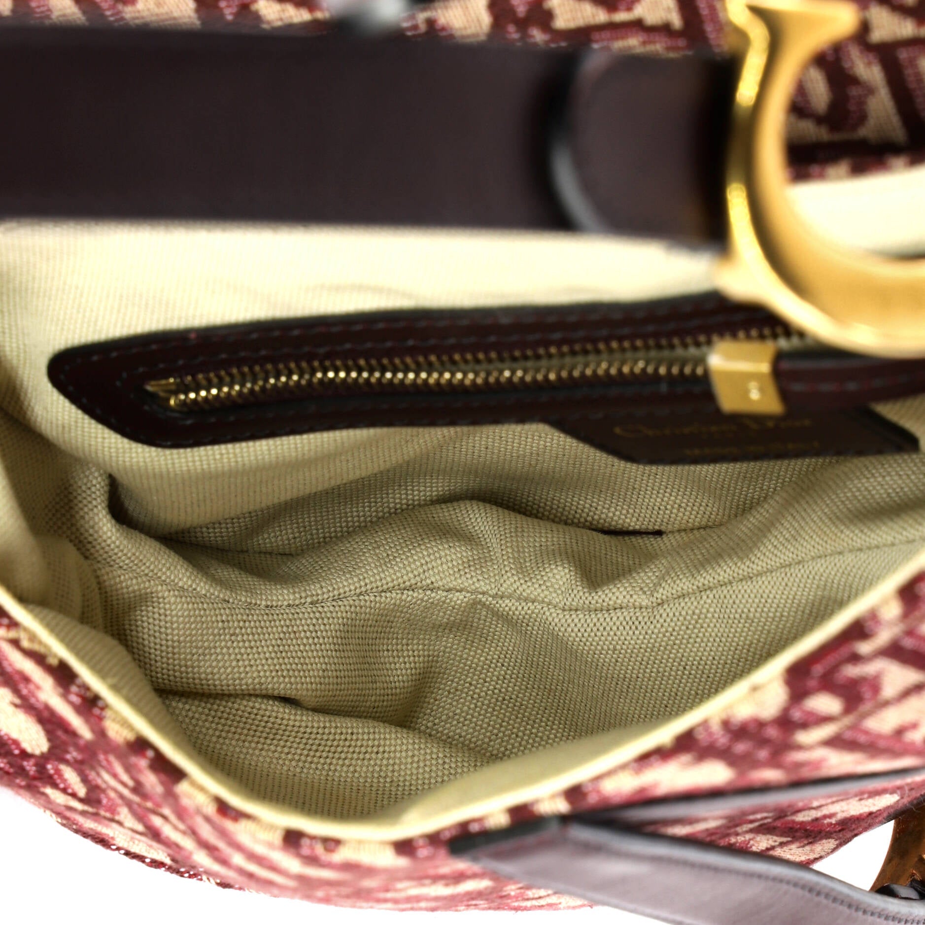 Saddle Handbag Oblique Canvas Medium