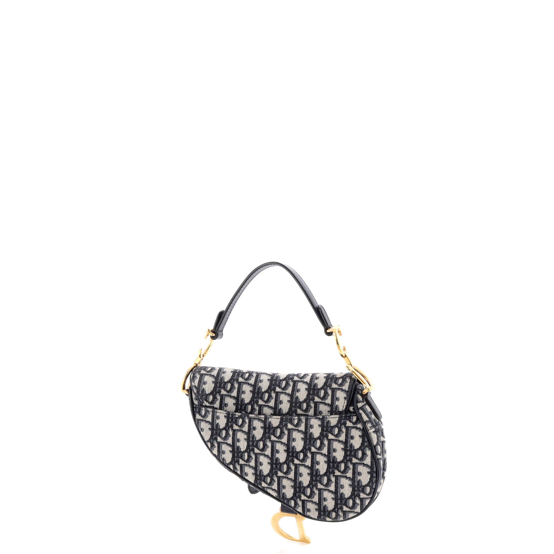 Saddle Handbag Oblique Canvas Mini
