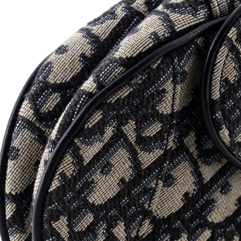 Saddle Handbag Oblique Canvas Mini