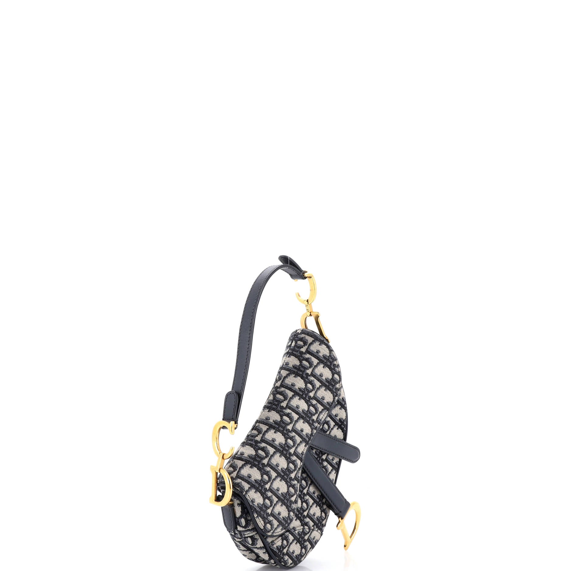 Saddle Handbag Oblique Canvas Mini