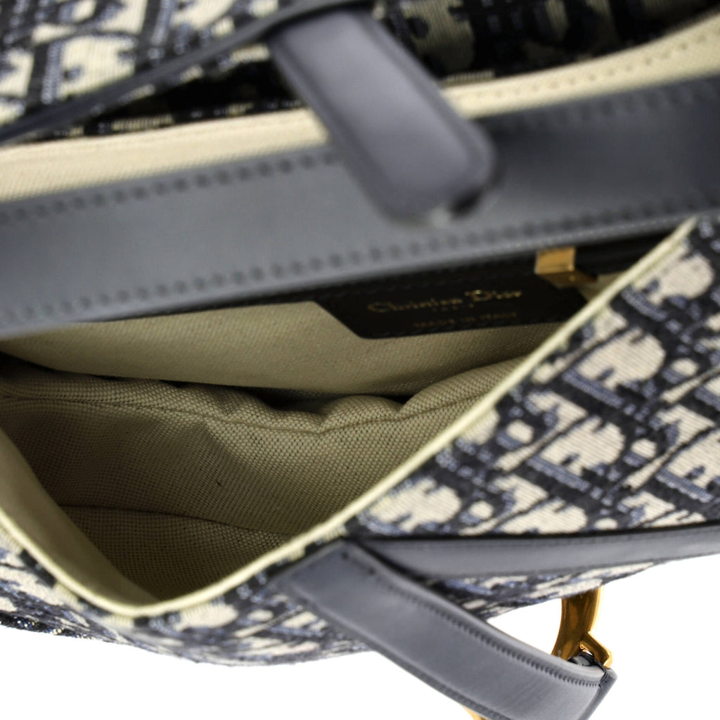 Saddle Handbag Oblique Canvas Medium