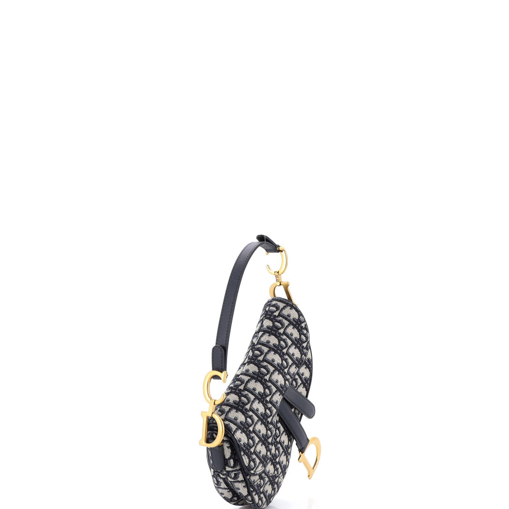 Saddle Handbag Oblique Canvas Mini