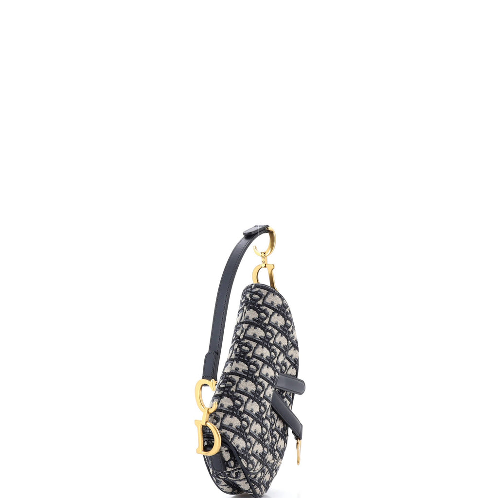 Saddle Handbag Oblique Canvas Mini