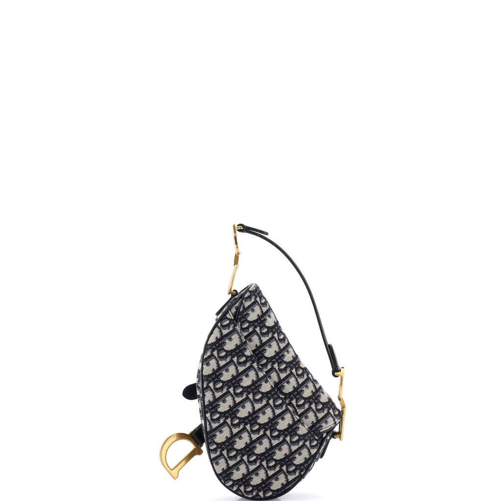 Saddle Handbag Oblique Canvas Mini