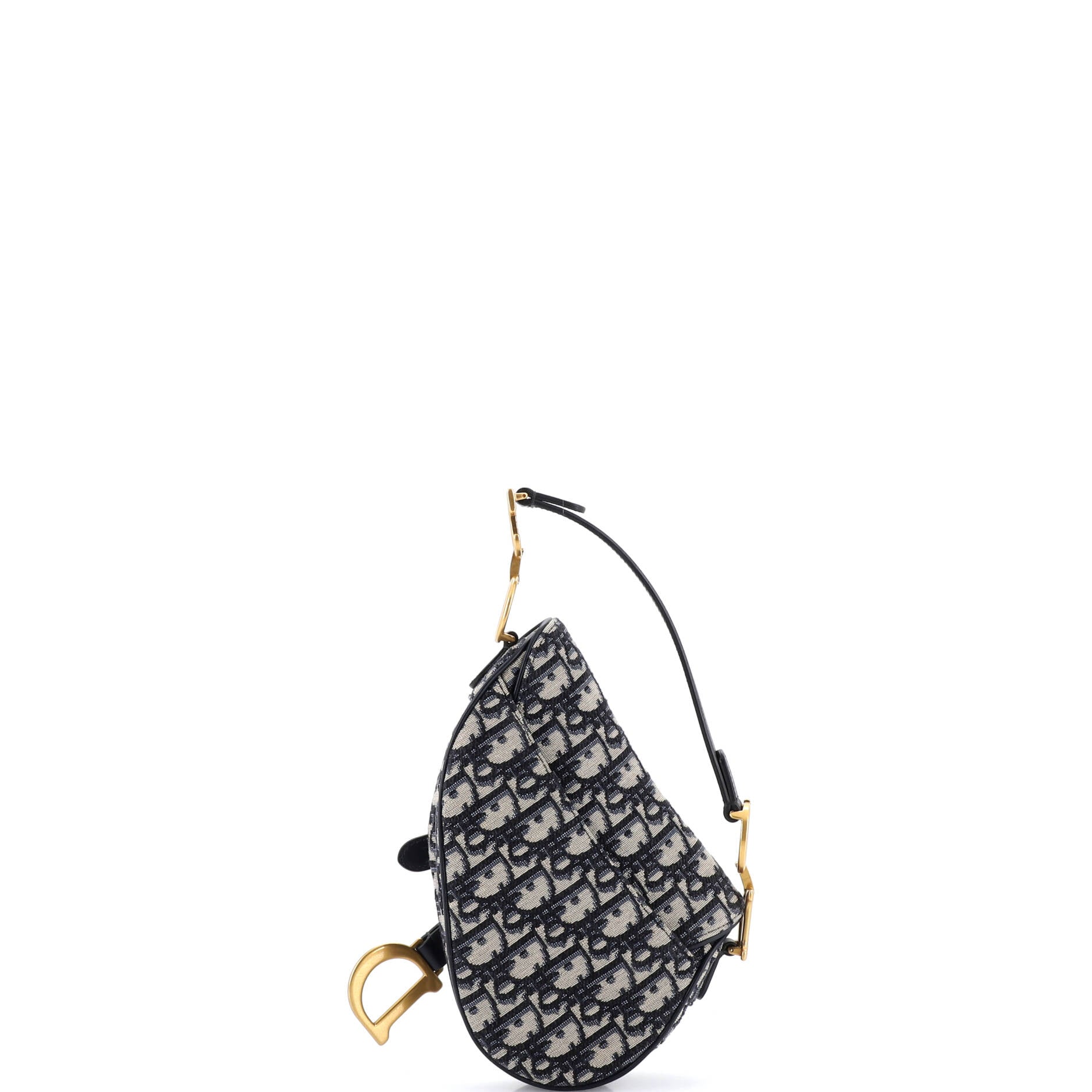 Saddle Handbag Oblique Canvas Mini