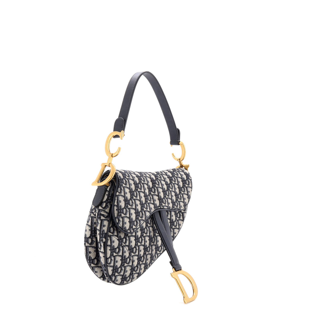 Saddle Handbag Oblique Canvas Medium