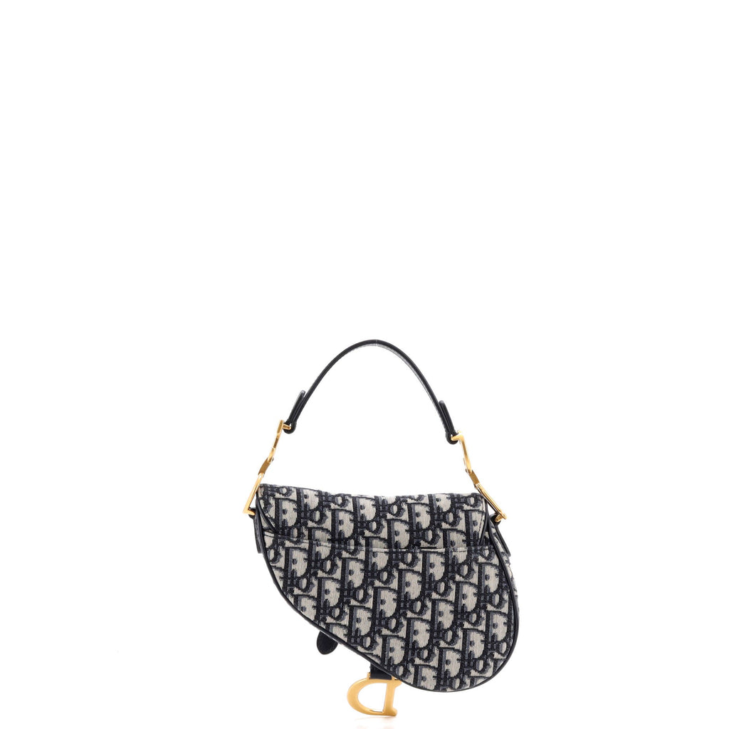 Saddle Handbag Oblique Canvas Mini