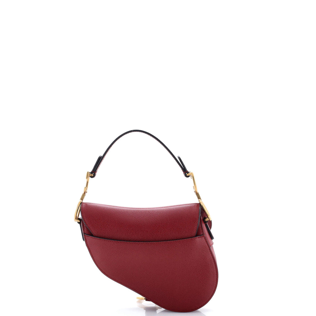 Saddle Handbag Leather Mini