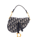 Saddle Handbag Oblique Canvas Mini