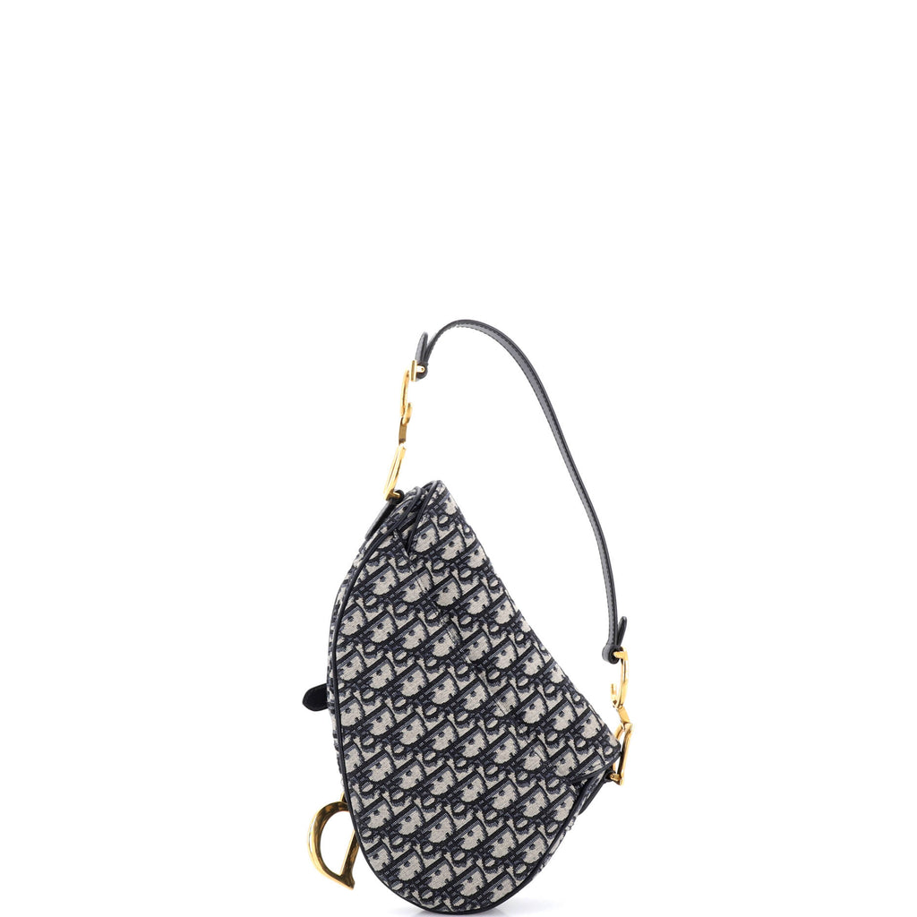 Saddle Handbag Oblique Canvas Medium